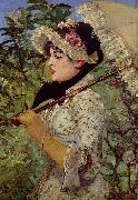 Edouard Manet Fruhling painting
